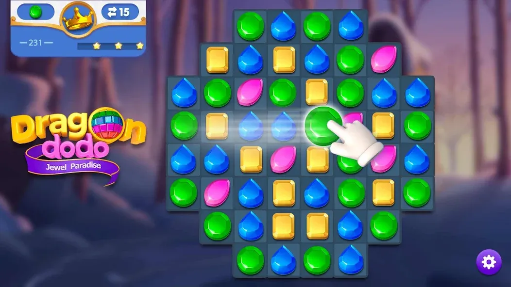 Dragondodo - Jewel Blast [МОД Unlimited Money] Screenshot 5