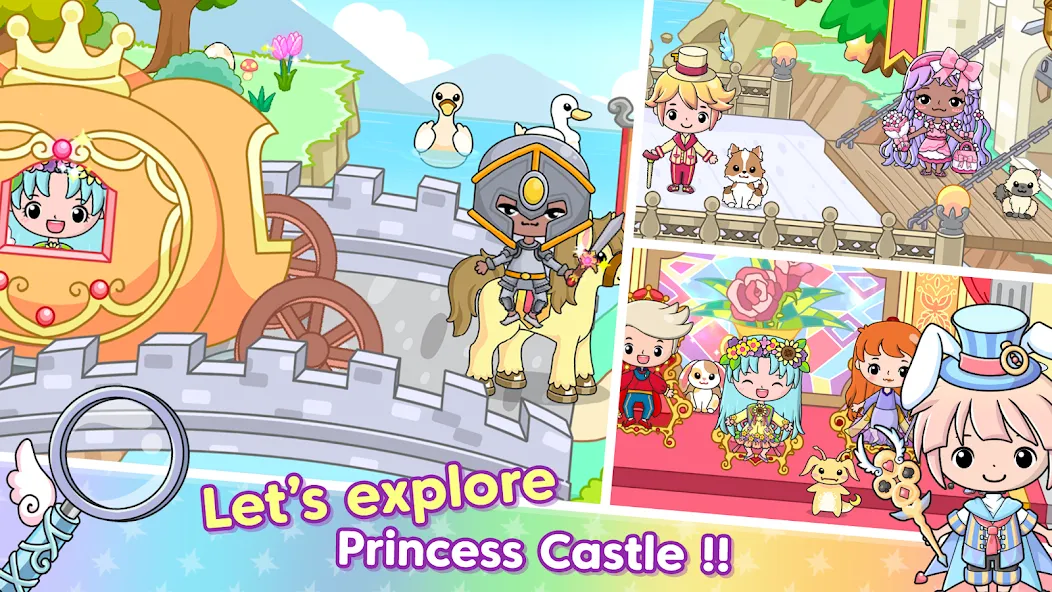 Jibi Land : Princess Castle (Джиби Лэнд) [МОД Бесконечные монеты] Screenshot 1