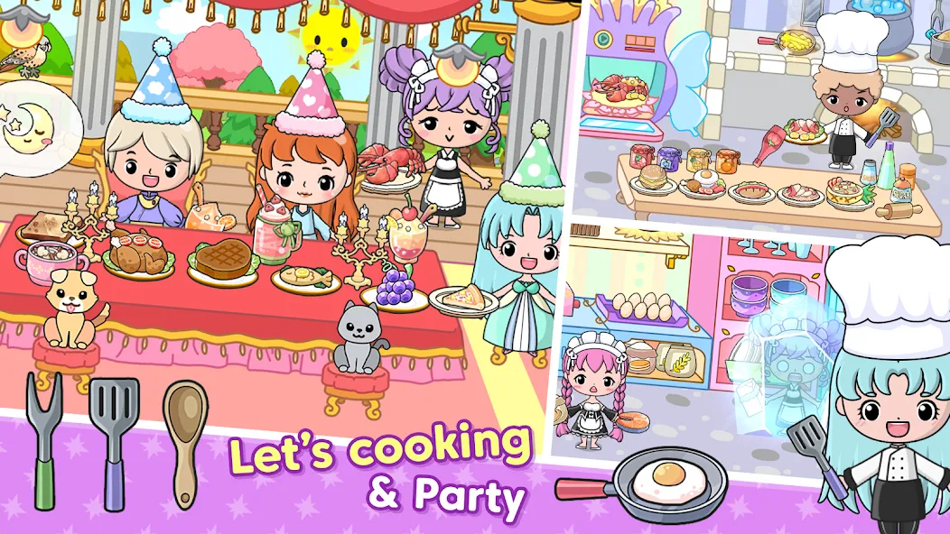 Jibi Land : Princess Castle (Джиби Лэнд) [МОД Бесконечные монеты] Screenshot 4