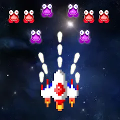 Взломанная Galaxiga Retro Arcade Action (Галаксига Ретро Аркейд Экшн)  [МОД Меню]