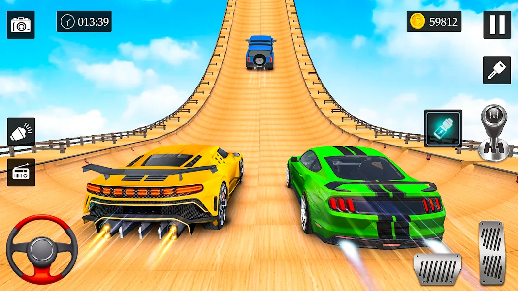 Ramp Car Stunt Racing Game (Крейзи Кар Стантс) [МОД Бесконечные деньги] Screenshot 2