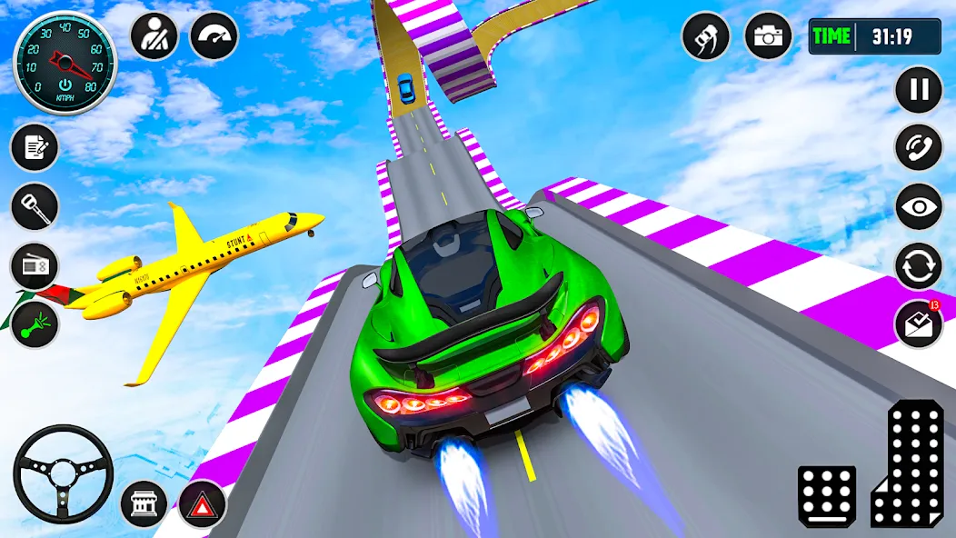 Ramp Car Stunt Racing Game (Крейзи Кар Стантс) [МОД Бесконечные деньги] Screenshot 3