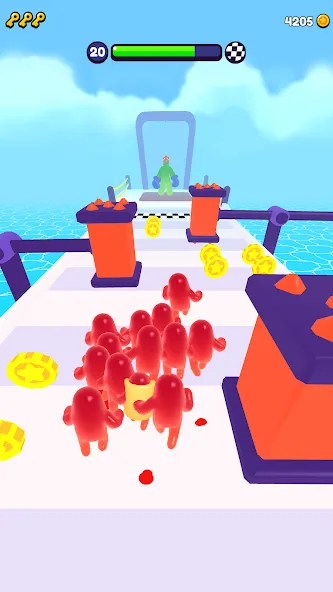 Join Blob Clash 3D: Mob Runner (Джойн Блоб Клаш 3D) [МОД Mega Pack] Screenshot 4
