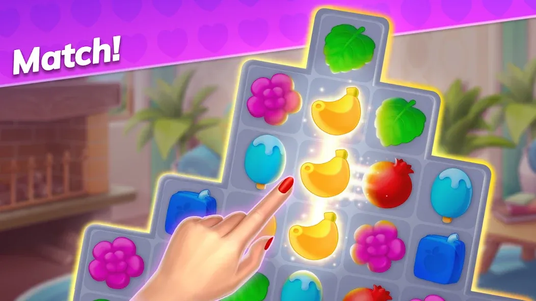 Emma's Mansion: Design & Match [МОД Бесконечные монеты] Screenshot 5