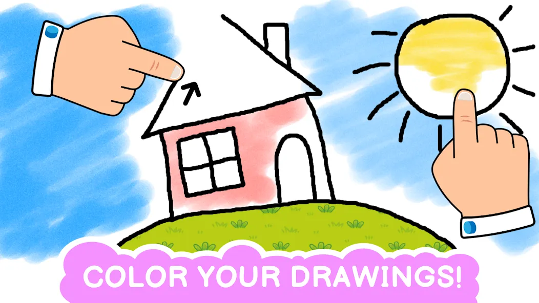Easy coloring book for kids [МОД Unlimited Money] Screenshot 3