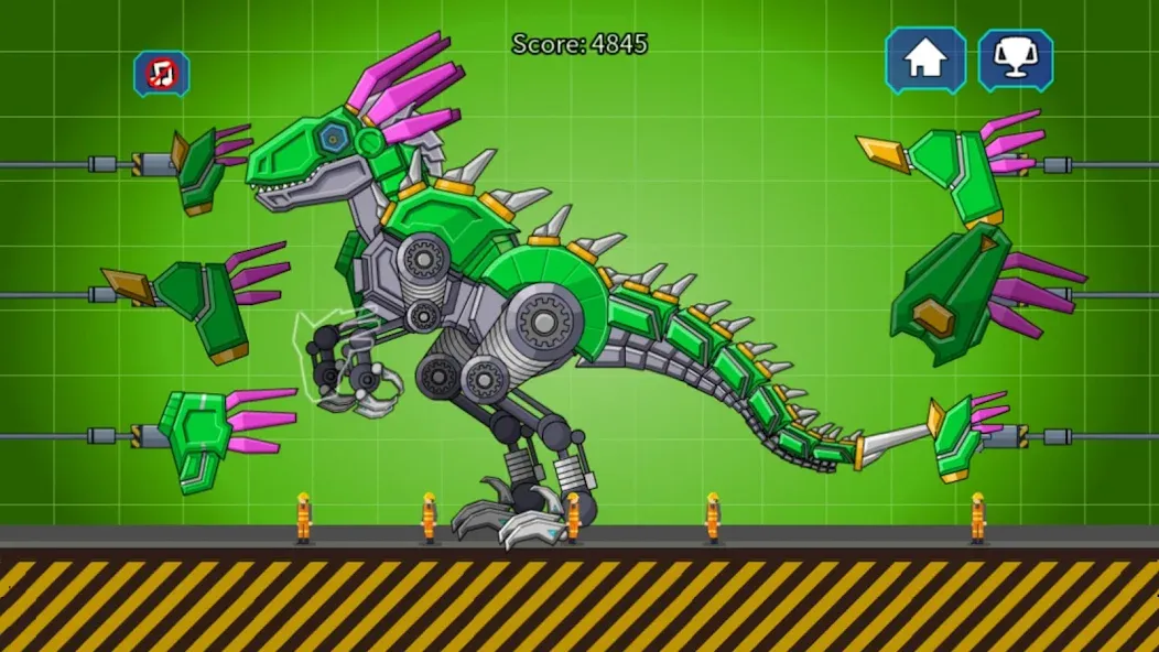 Velociraptor Rex Dino Robot (Велоцираптор Рекс Дино Робот) [МОД Unlimited Money] Screenshot 1