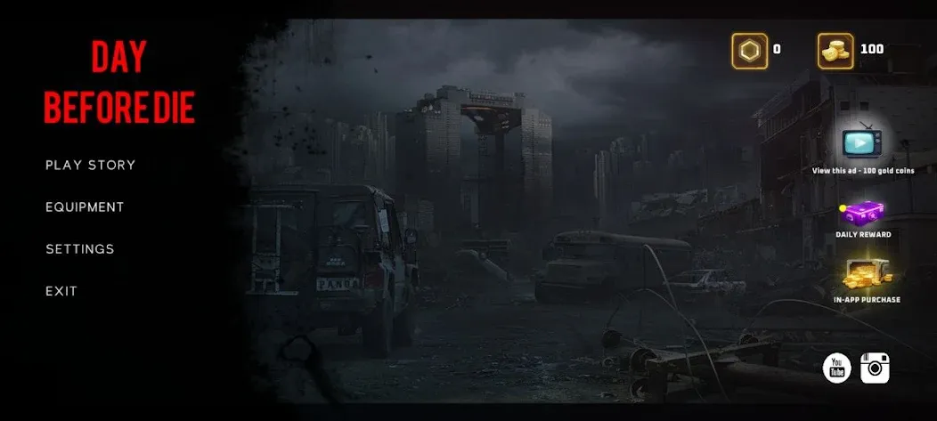 Day Before Die Shooting Game (Дэй Бифор Дай Оупен Ворлд гейм) [МОД Unlimited Money] Screenshot 1