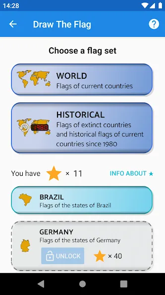 Draw The Flag - Quiz & Maker [МОД Menu] Screenshot 2