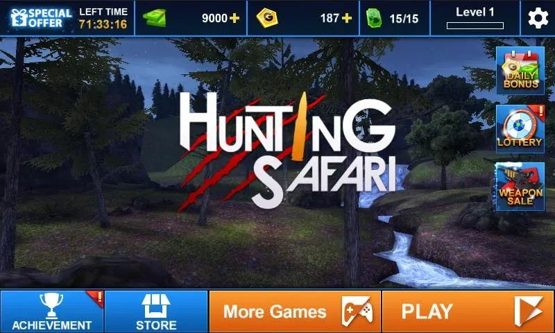 Hunting Safari 3D [МОД Все открыто] Screenshot 4