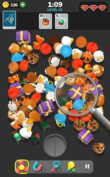 Find 3D - Match 3D Items (Файнд 3Д) [МОД Mega Pack] Screenshot 3