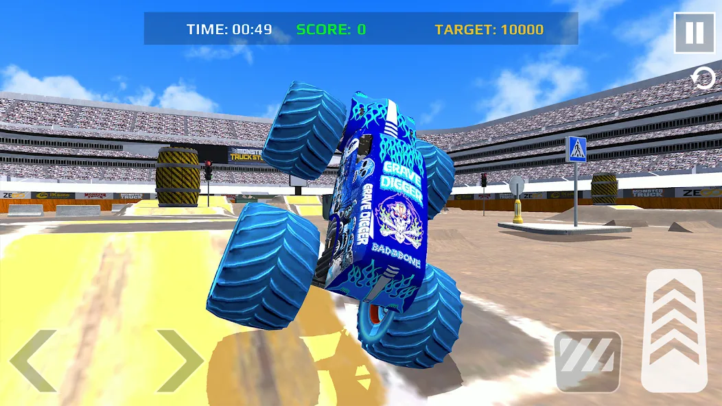 Car Games: Monster Truck Stunt (Монстртрак стант) [МОД Меню] Screenshot 3