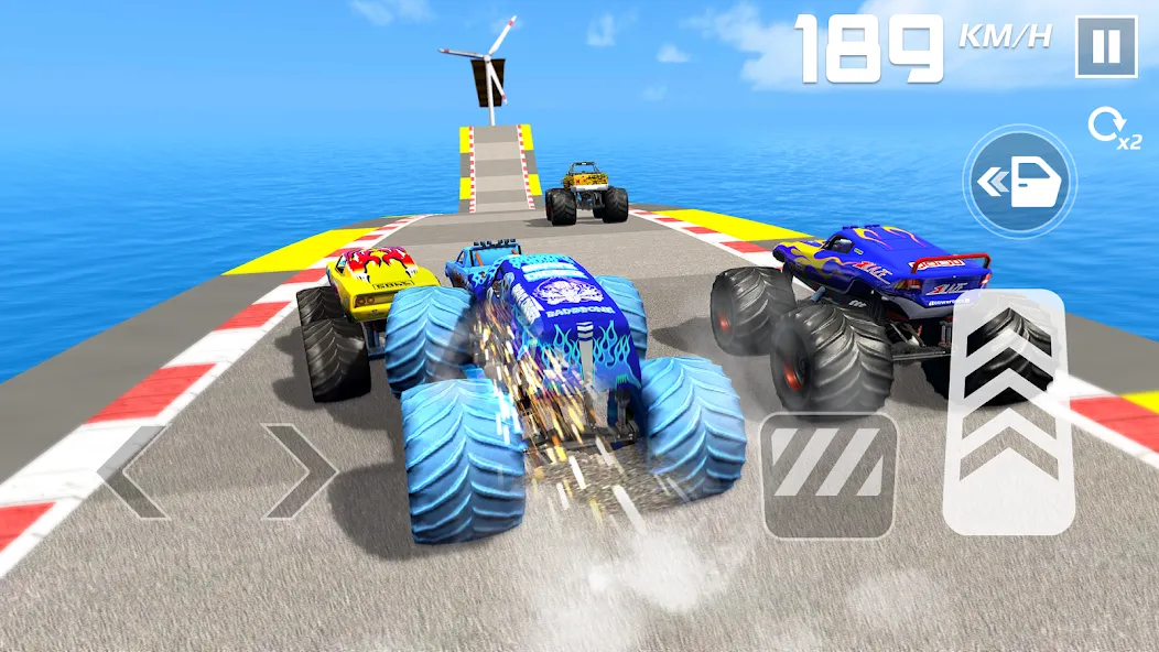 Car Games: Monster Truck Stunt (Монстртрак стант) [МОД Меню] Screenshot 5