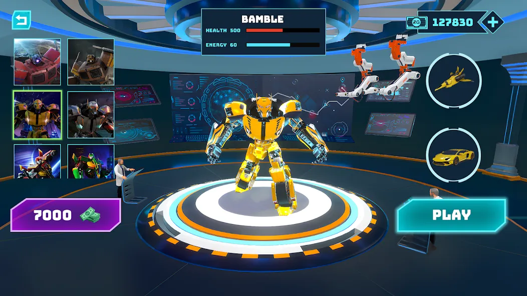 Robot Game: Transform & Fight (Робот Игра Трансформация Автомобиля) [МОД Бесконечные деньги] Screenshot 5