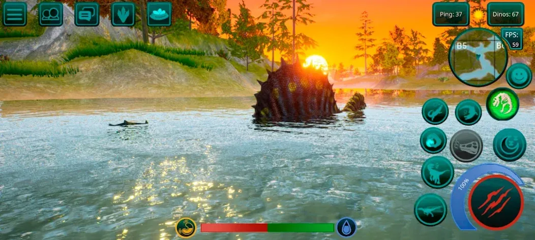 The Cursed Dinosaur Isle: Game [МОД Menu] Screenshot 3