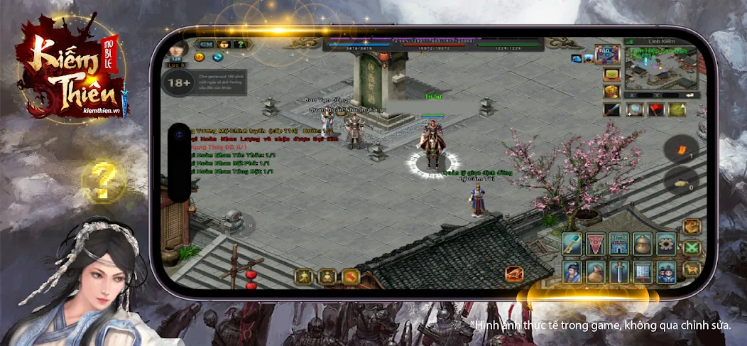 Kiếm Thiên Mobile [МОД Бесконечные монеты] Screenshot 5