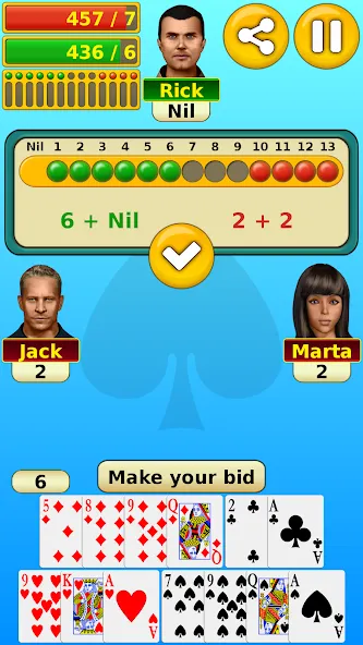 Spades [МОД Unlimited Money] Screenshot 1