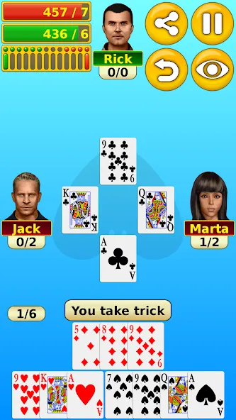 Spades [МОД Unlimited Money] Screenshot 2
