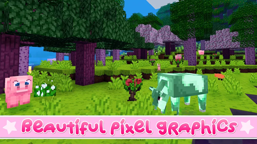 Kawaii World - Craft and Build (Кавайи Ворлд) [МОД Бесконечные монеты] Screenshot 4