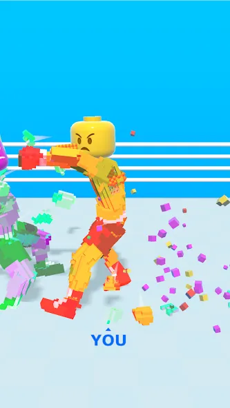 Block Fighter: Boxing Battle (Блок Файтер) [МОД Бесконечные монеты] Screenshot 2
