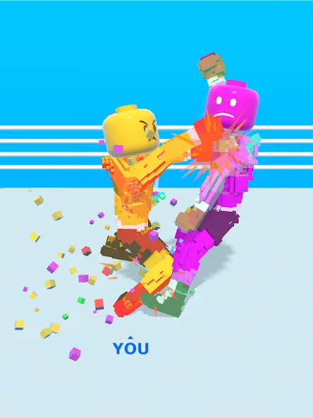 Block Fighter: Boxing Battle (Блок Файтер) [МОД Бесконечные монеты] Screenshot 5