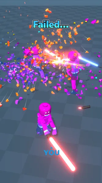 Block Gladiator 3D: sword duel (Блок Гладиатор 3D) [МОД Много денег] Screenshot 4