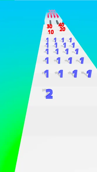Number Master: Run and merge (Намбер Мастер) [МОД Бесконечные деньги] Screenshot 1