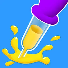 Взломанная Paint Dropper: draw puzzle (Пэйнт Дроппер)  [МОД Mega Pack]