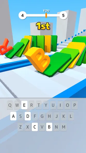 Type Spin: alphabet run game (Тайп Спин) [МОД Mega Pack] Screenshot 1