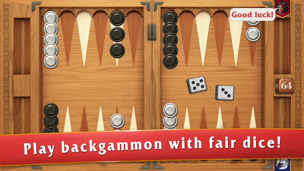 Backgammon Masters [МОД Mega Pack] Screenshot 1
