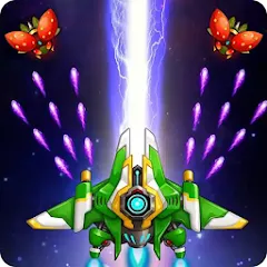 Взломанная Galaxy Attack - space shooting (Гэлакси Атак)  [МОД Unlocked]