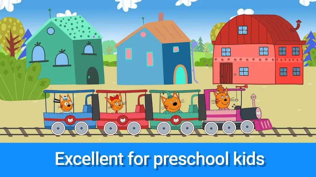 Kid-E-Cats: Mini Games [МОД Много денег] Screenshot 3