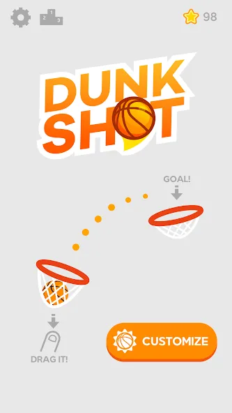 Dunk Shot (Данк Шот) [МОД Меню] Screenshot 1