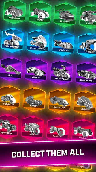 Rider Worlds - Neon Bike Races (Райдер Ворлдс) [МОД Mega Pack] Screenshot 3