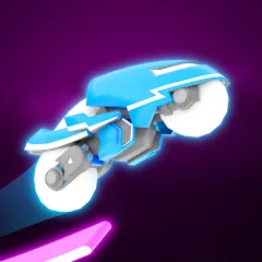 Взломанная Rider Worlds - Neon Bike Races (Райдер Ворлдс)  [МОД Mega Pack]