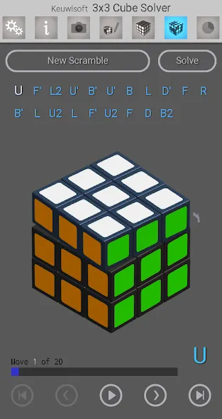 3x3 Cube Solver (х3 кубик решатель) [МОД Много денег] Screenshot 4