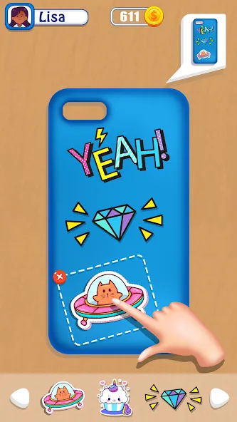 Phone Case DIY Mobile Games [МОД Меню] Screenshot 4