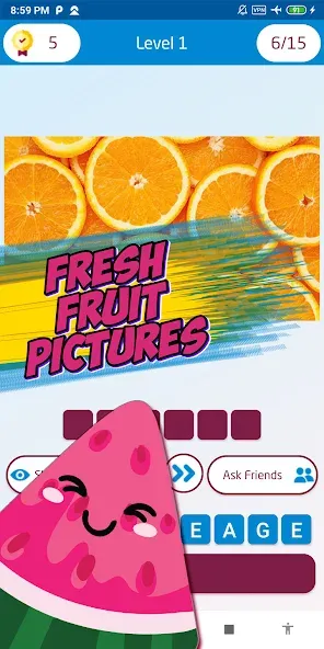 Guess the fruit name game [МОД Unlocked] Screenshot 4