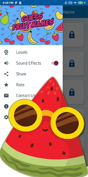 Guess the fruit name game [МОД Unlocked] Screenshot 5