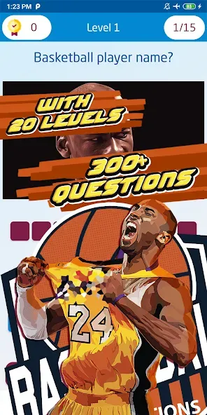 basketball player quiz [МОД Много монет] Screenshot 3
