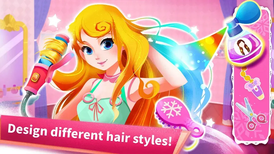 Little Panda: Princess Salon [МОД Menu] Screenshot 3
