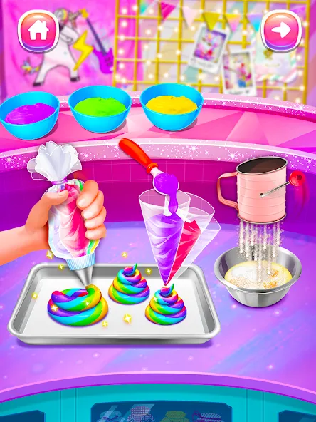 Girl Games: Unicorn Cooking [МОД Mega Pack] Screenshot 2