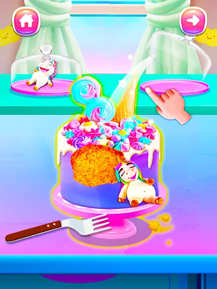 Girl Games: Unicorn Cooking [МОД Mega Pack] Screenshot 5