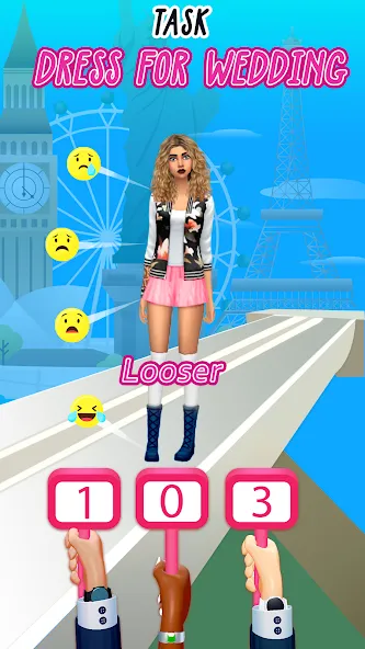 Fashion Battle - Girl Dress Up [МОД Меню] Screenshot 3