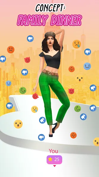 Fashion Battle - Girl Dress Up [МОД Меню] Screenshot 4