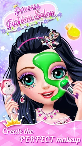 Princess Makeup Salon [МОД Бесконечные монеты] Screenshot 5