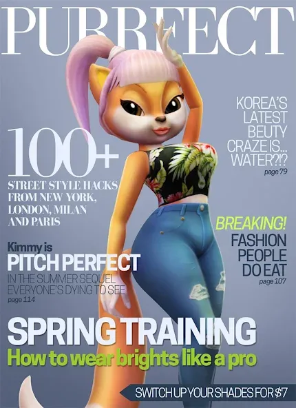 Talking Cat Kimmy Superstar [МОД Unlimited Money] Screenshot 2