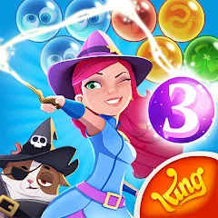 Взломанная Bubble Witch 3 Saga (Бабл Витч 3 Сага)  [МОД Много монет]