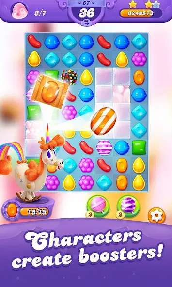 Candy Crush Friends Saga (Кенди Краш Френдс Сага) [МОД Бесконечные деньги] Screenshot 3