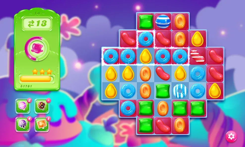 Candy Crush Jelly Saga (Кенди Краш Джелли Сага) [МОД Menu] Screenshot 5