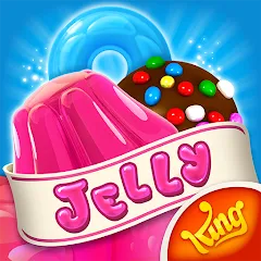 Скачать взлом Candy Crush Jelly Saga (Кенди Краш Джелли Сага)  [МОД Menu]